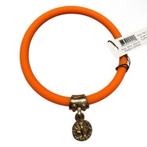 NWT Marc by Marc Jacobs Fluoro Orange Silicone Bracelet